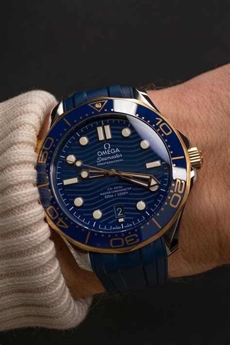omega seamaster 300 steel and gold
